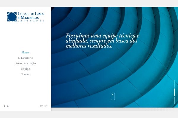Site Lucas de Lima e Medeiros Advogados
