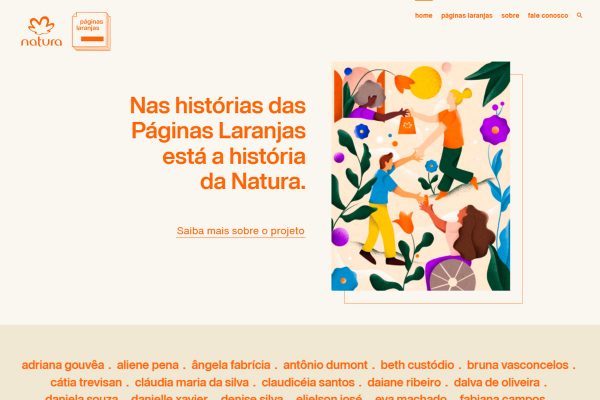 Site Natura Páginas Laranjas